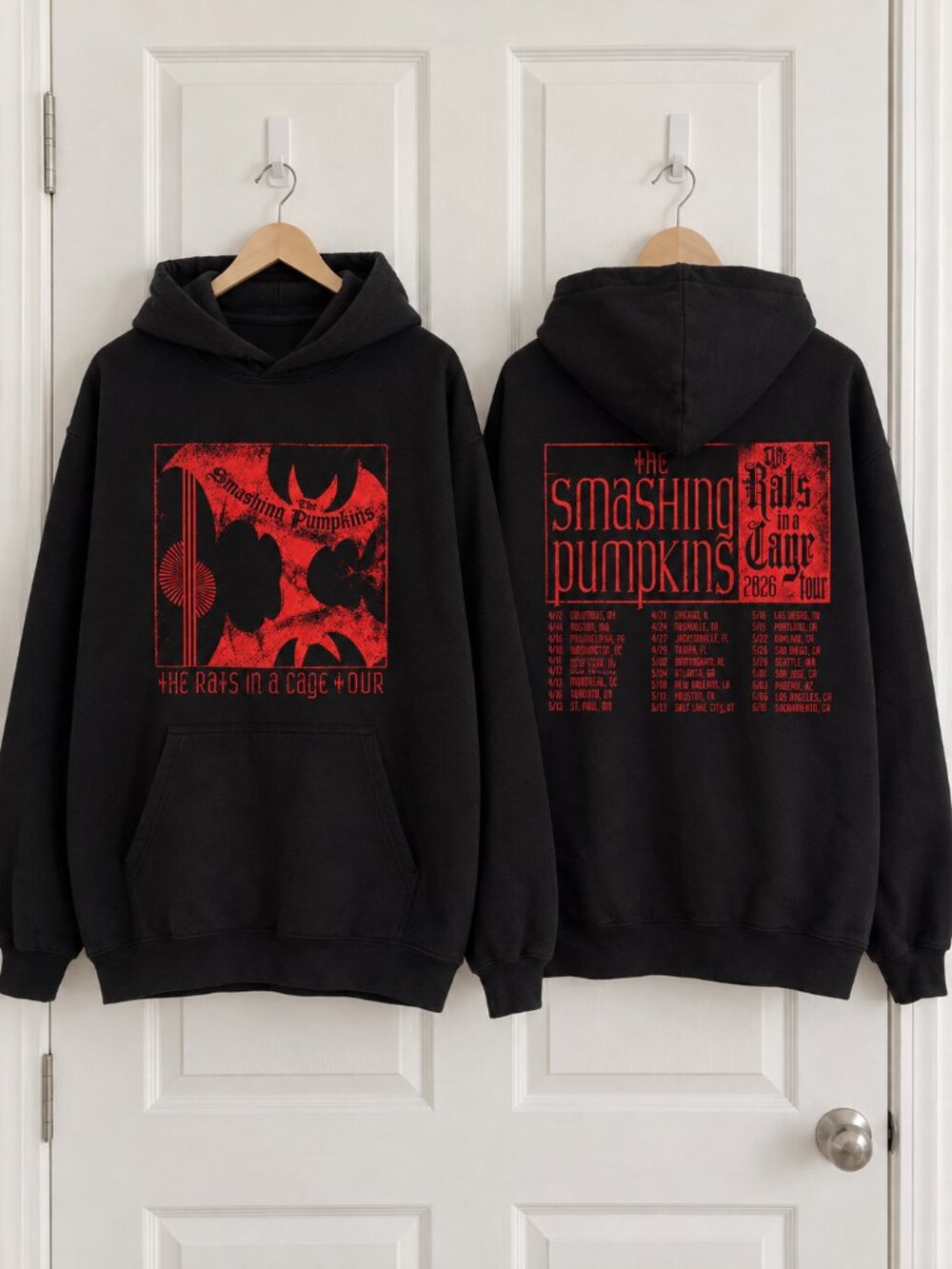 The Smashing Pumpkins Rats In A Cage 2026 Tour Hoodie